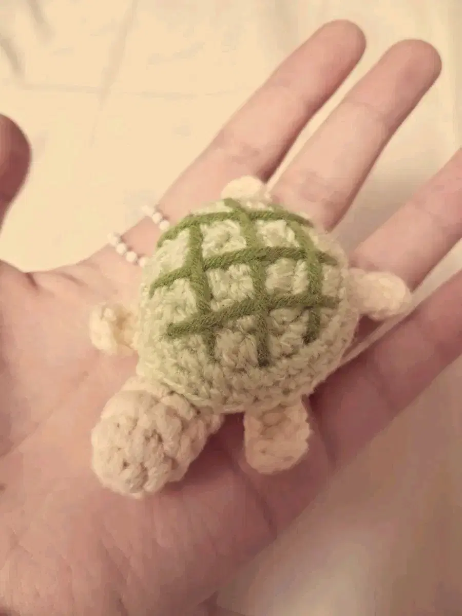 Fukafuka Studios Meron Bread Turtle doll Keyring