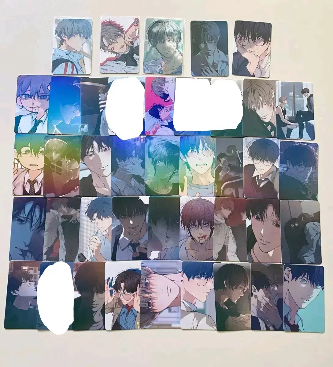 Bulk Resin Cloud photocard Baekhyun Woon Yeon Haneul BL Webtoon