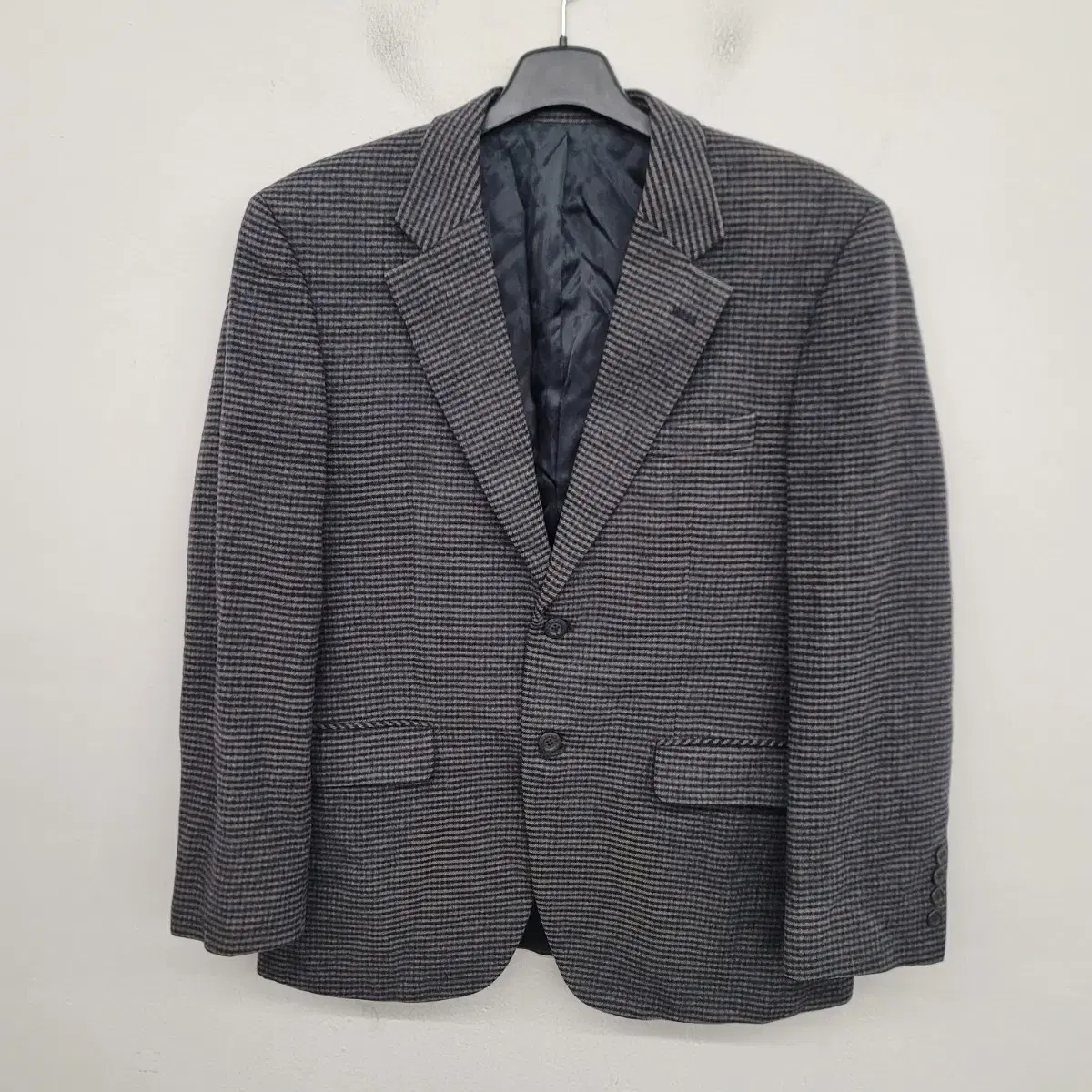 [100/L] Vostro Wool Check Combi Jacket Blazer