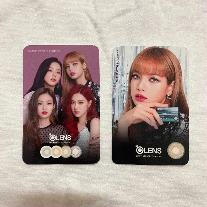 Black Pink XOlens Photo Card Violet Version LISA