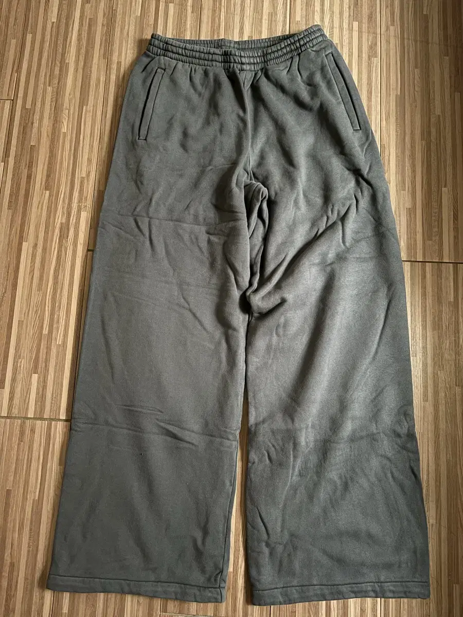 [M] EGG Gap Heavyweight Double-Layer Pants Dark Gray