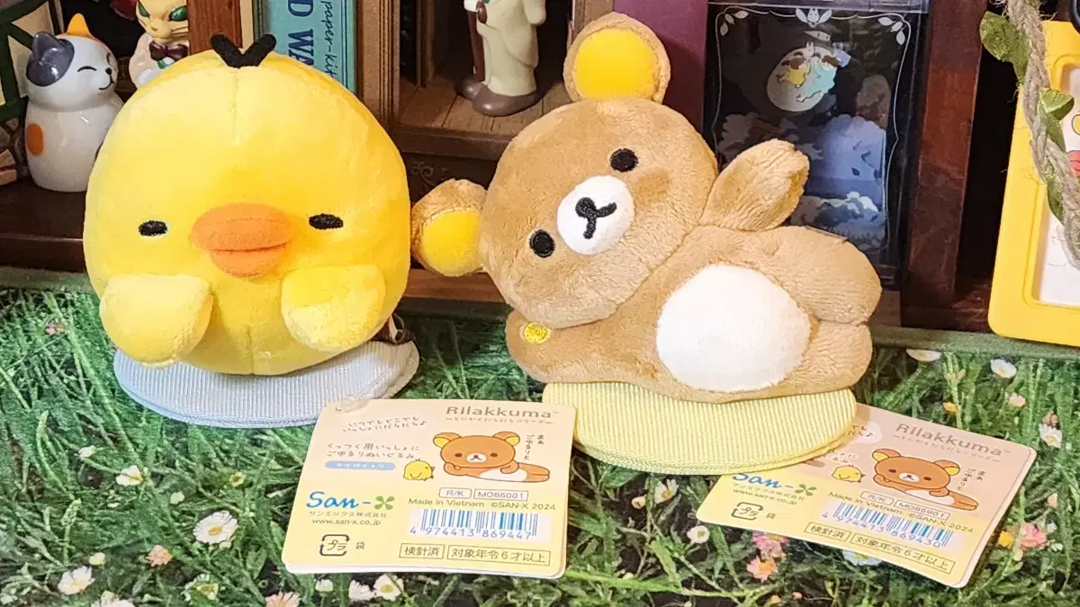 Rilakkuma & Kiiroitori Magnet Dolls