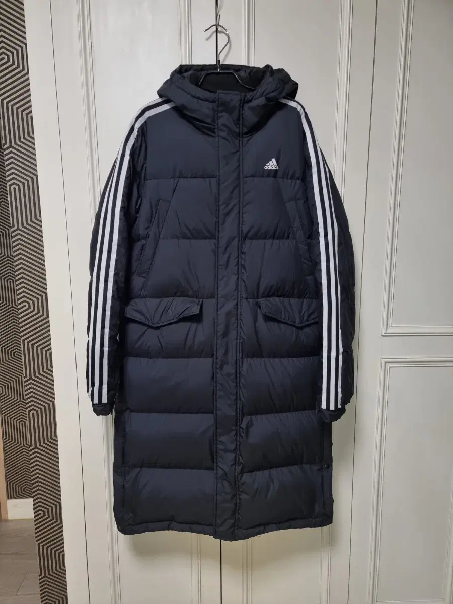 (100)adidas Men's Long Padded Bench Parka