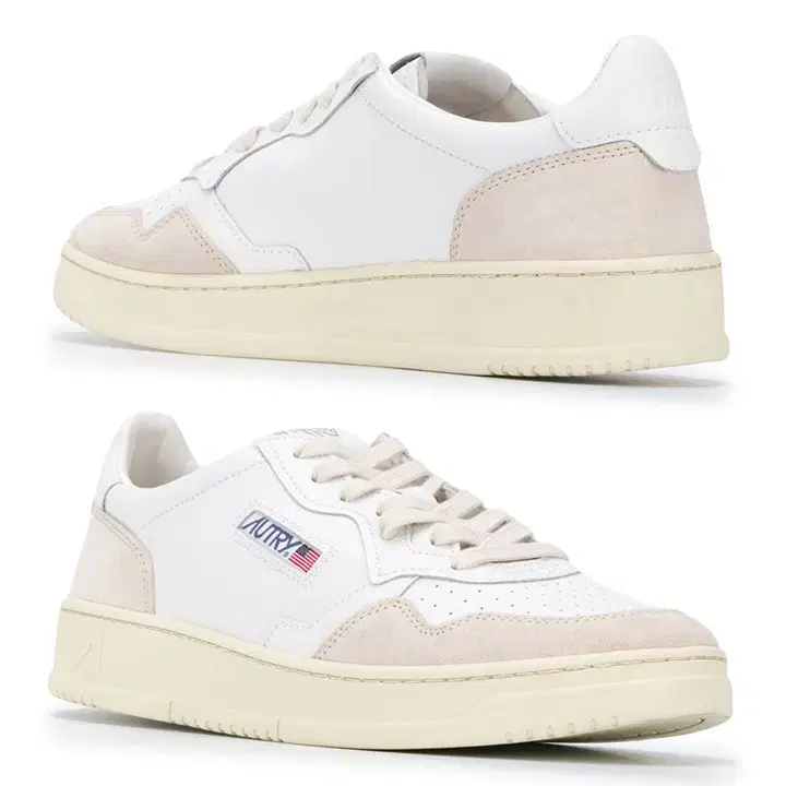 [O'TREY] 24FW Medalist White Tab Sneakers AULM LS33