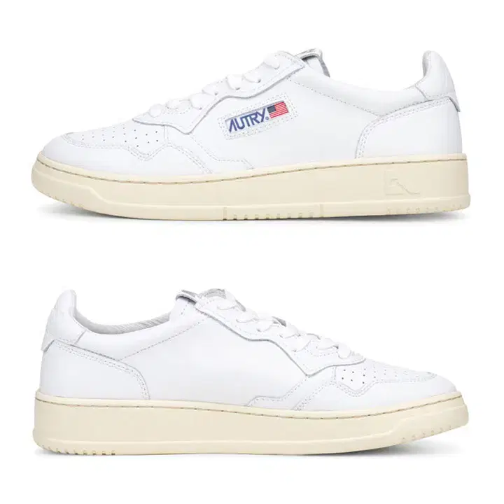 [Autry]24FW Medallist Low-Top Sneakers White AULM LL15