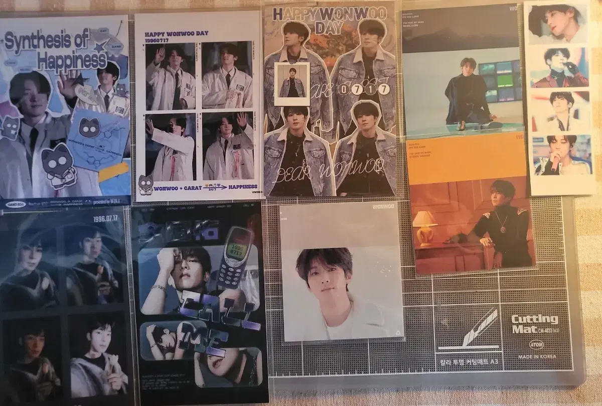 Price drop) seventeen wonwoo birthday Cafe unofficial goods bulk WTS