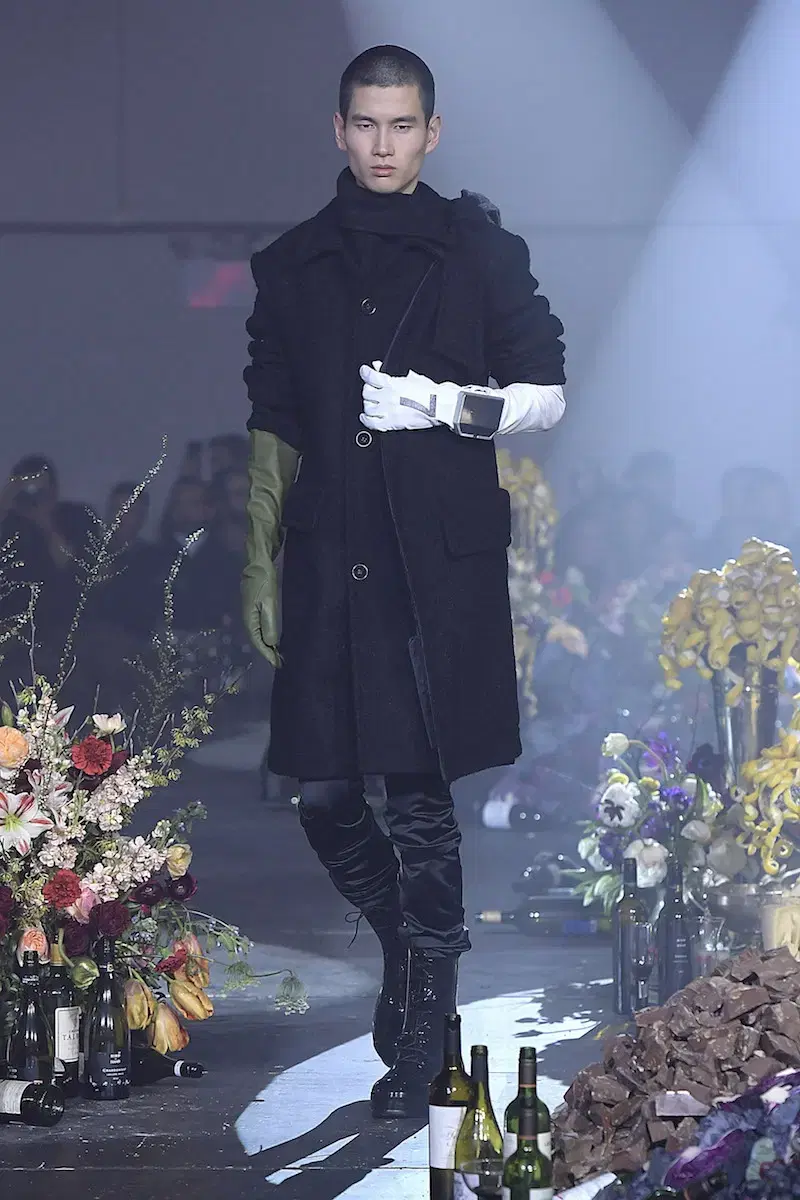 [48] Raf Simons 18 AW Wool Mix Classic Coat