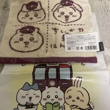 치이카와 (먼작귀) 한큐 전철 타월 손수건