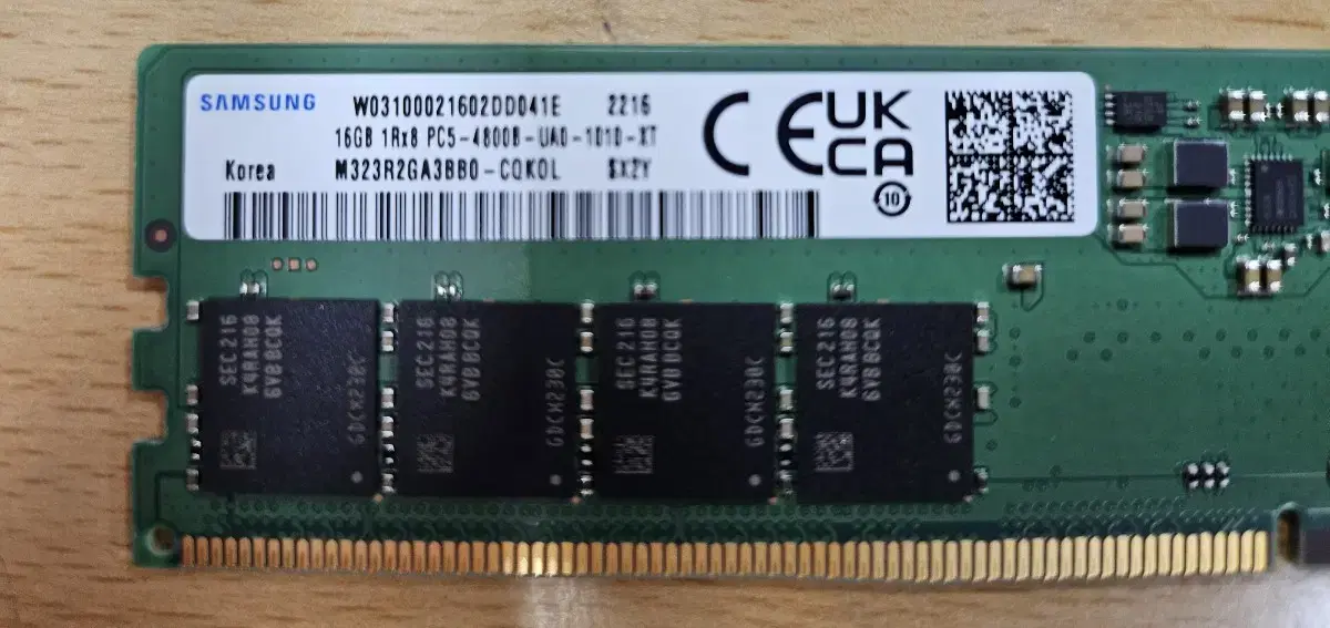 미사용 DDR5 4800B 16GB팝니다