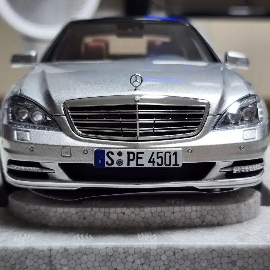 1:18 모터헬릭스 벤츠 S600L W221 실버 다이캐스트