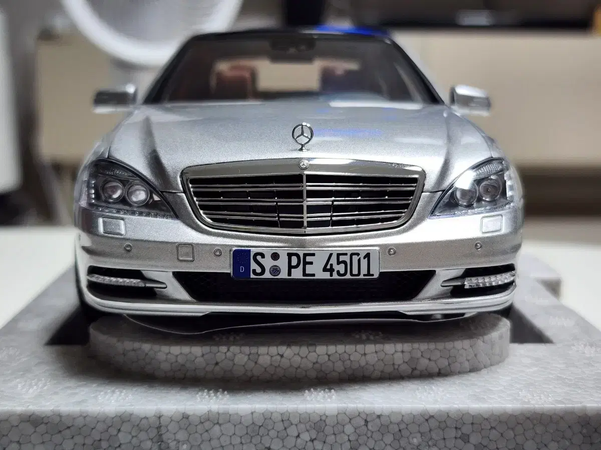 1:18 모터헬릭스 벤츠 S600L W221 실버 다이캐스트