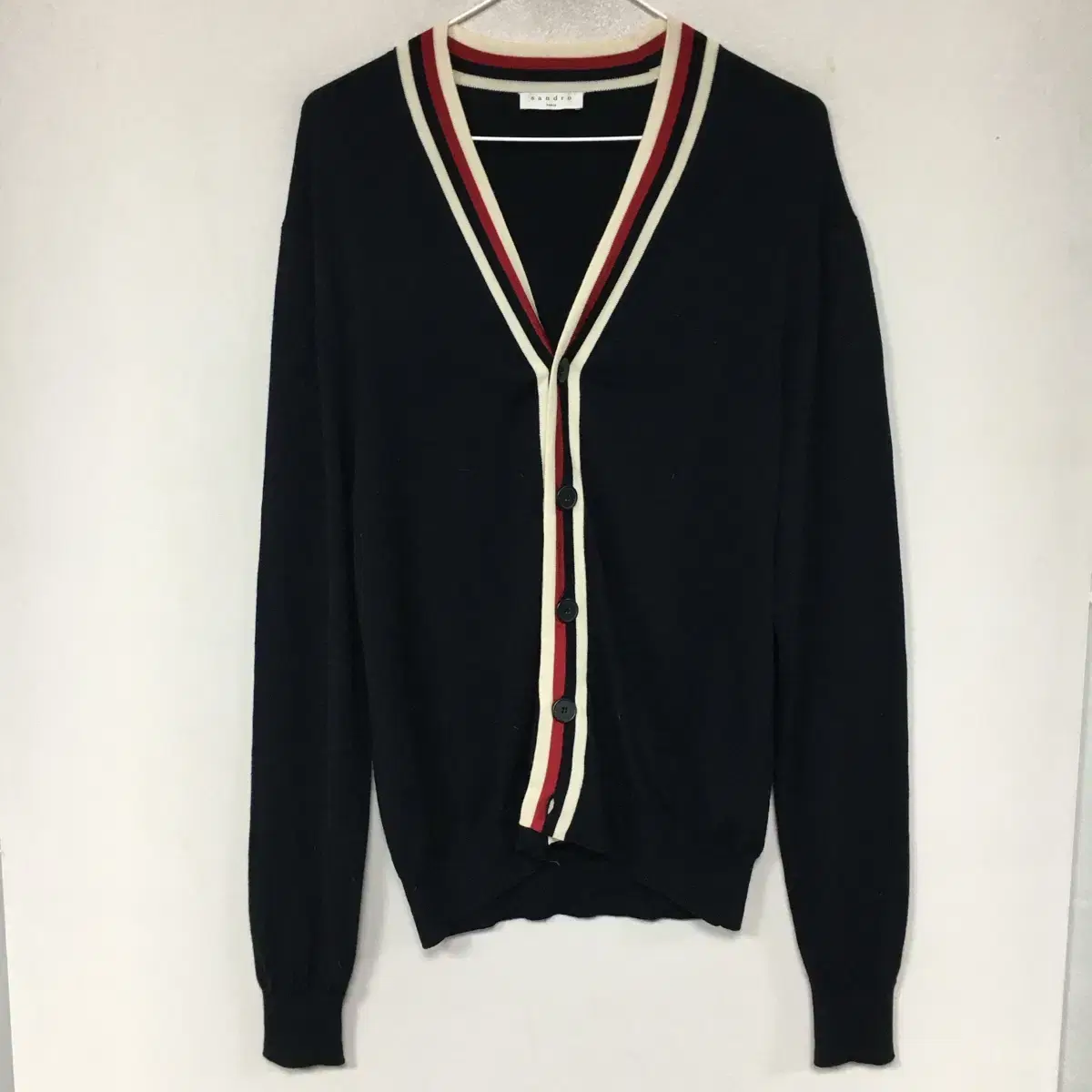 SANDRO Sandro line knit cardigan M (66)