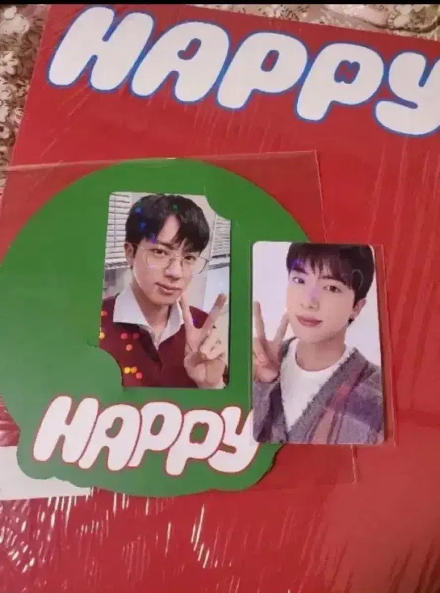 bangtan jin seokjin happy japan fanclub weverse japan photocard wts