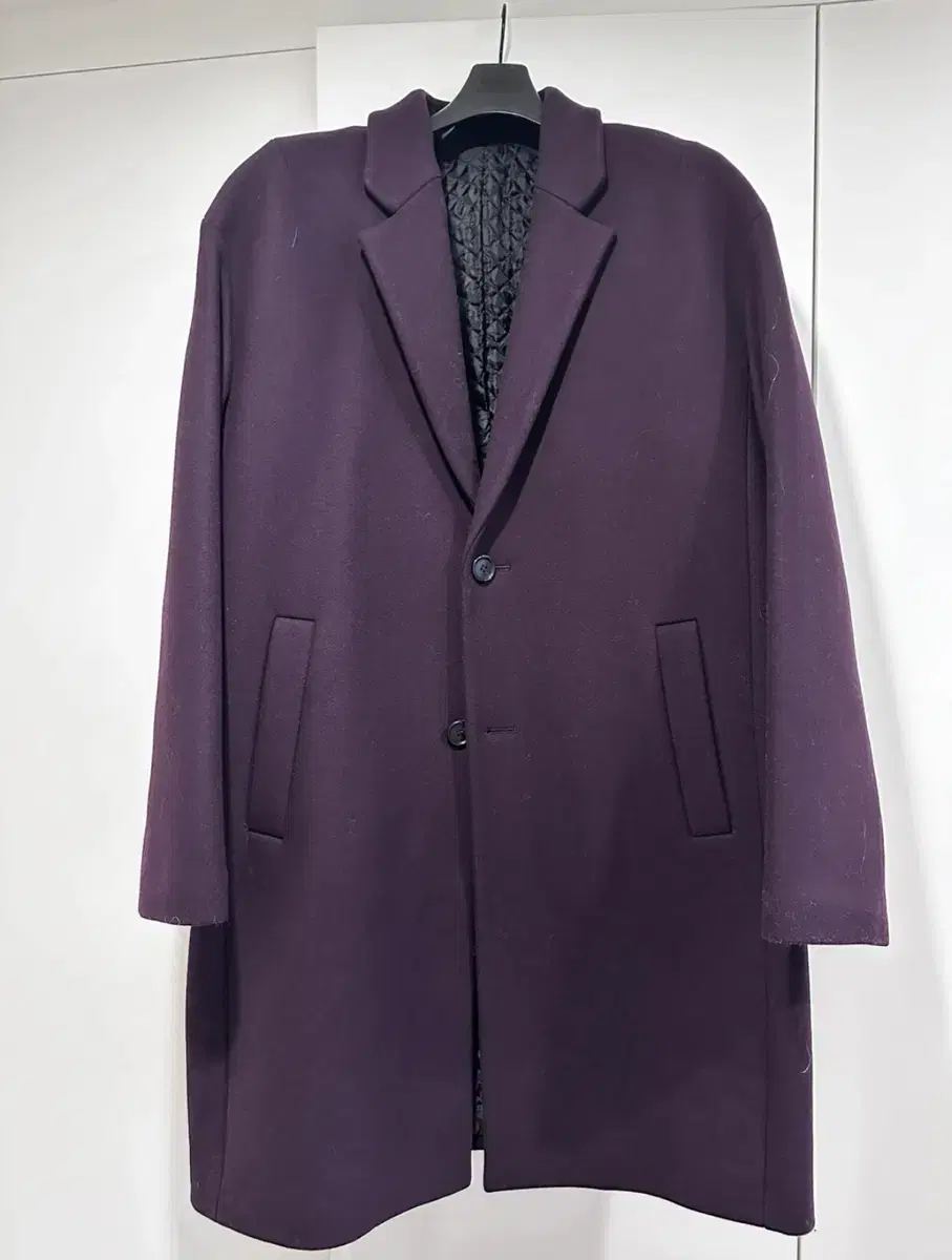 System Homme Wool Cashmere Coat