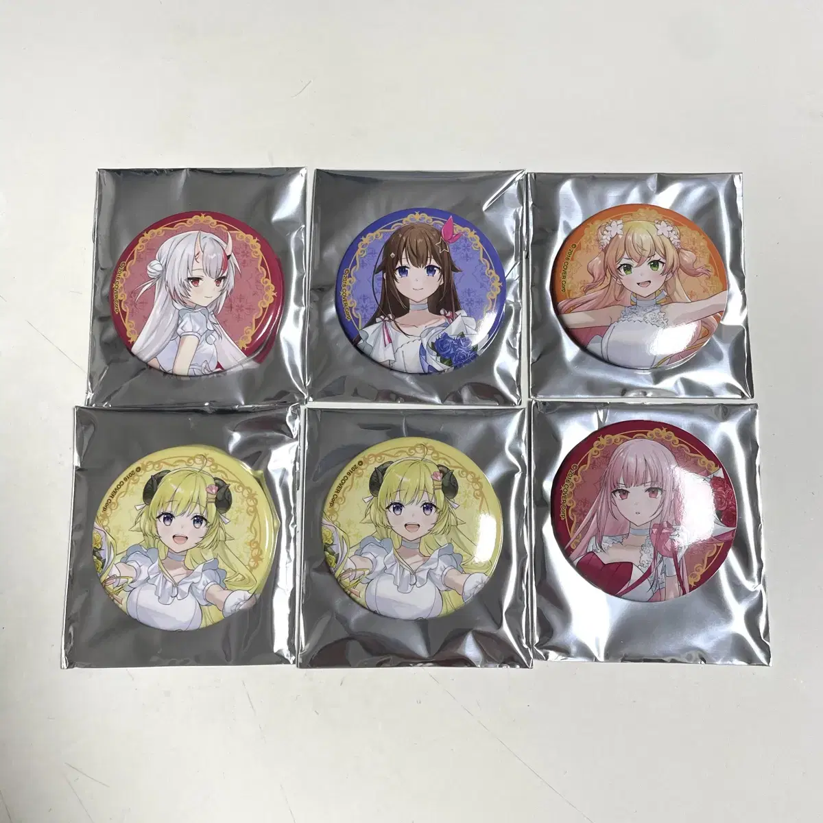 HoloLive CanBadge Anime 7th Anniversary Ayame sora Nene Watame Calliope