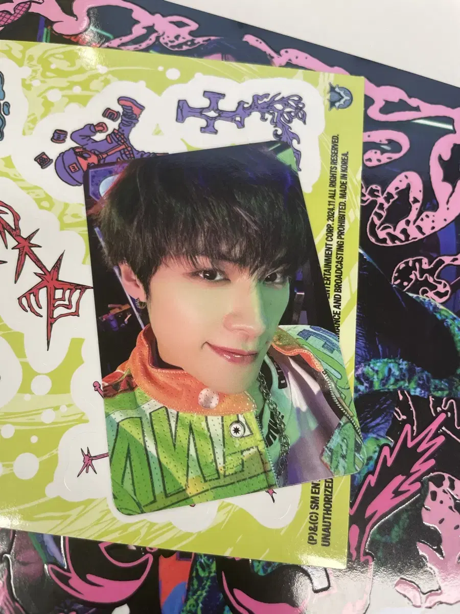 Way V xiaojun album Photocard