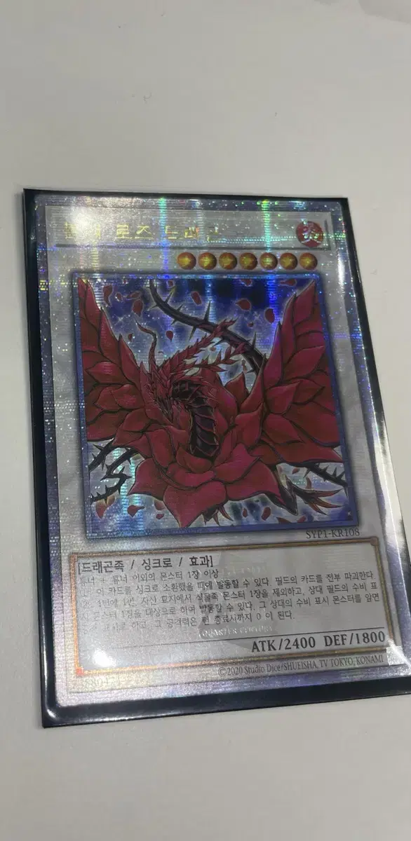 Black Rose Dragon 25th Anniversary Quarter Century Secret Rare Korean Edition