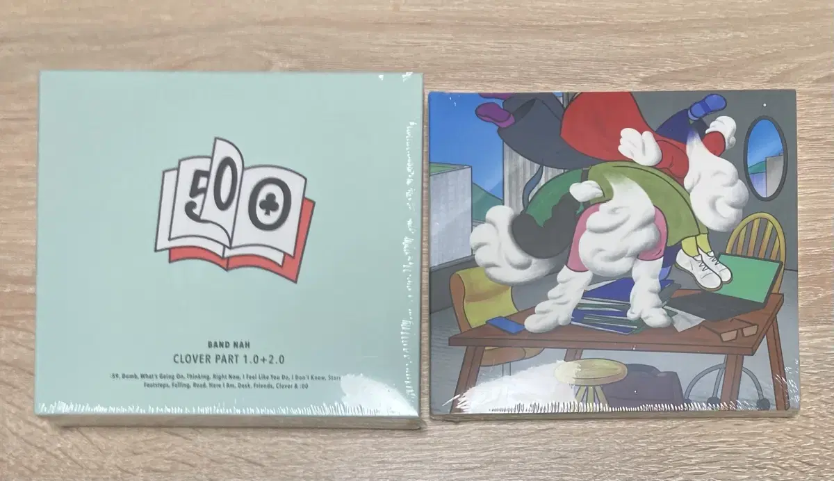 나상현씨밴드 - CLOVER Part 1.0+2.0 CD 미개봉