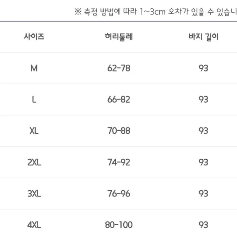 트레이닝 하의