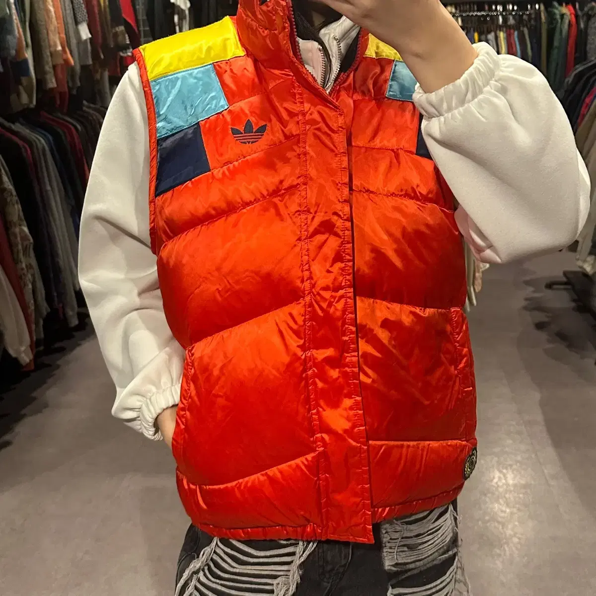 (094) VTG Adidas Vintage Adidas Padded Vest