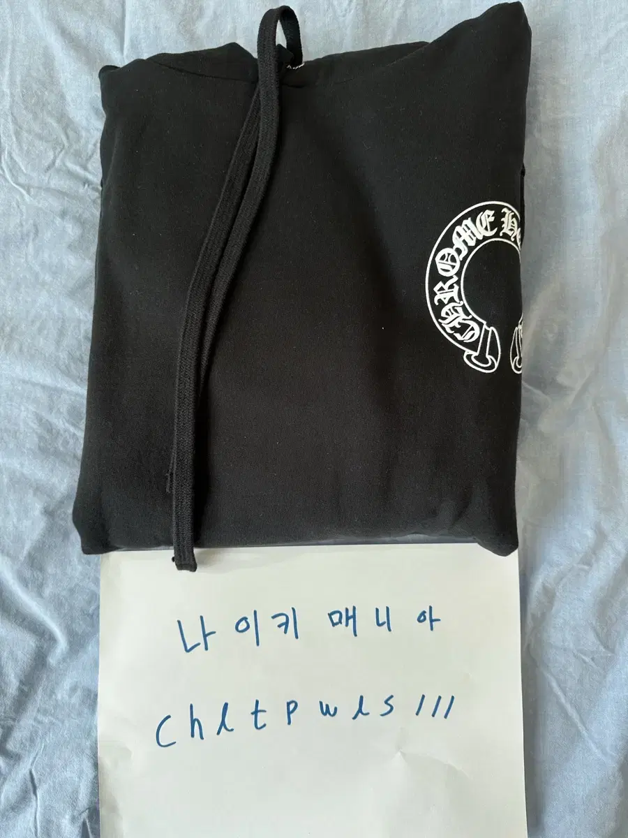 [XL] Chrome Hearts Horseshoe Floral Hoodie Black