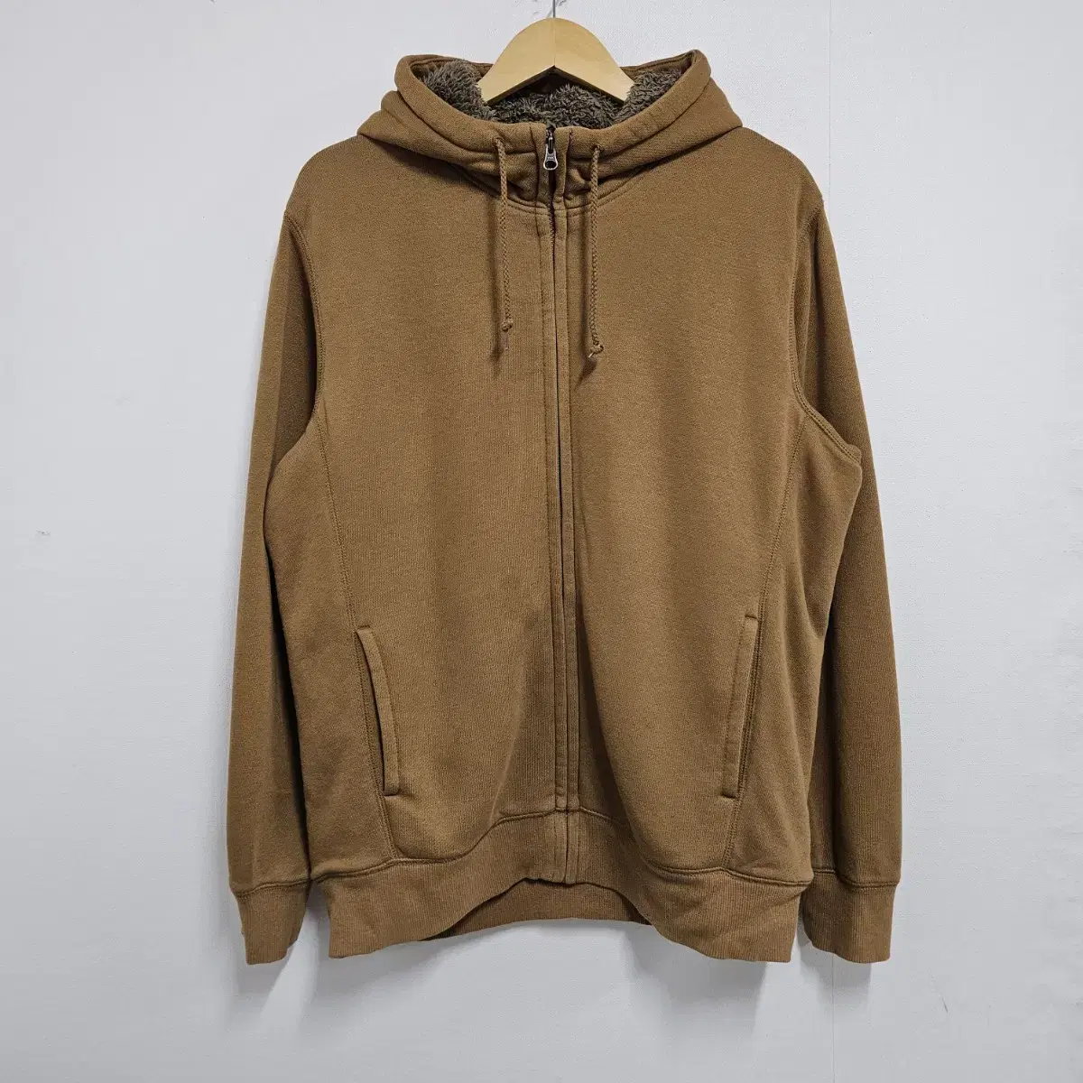 Uniqlo Boa fleece miso hoodie zip-up XL 105