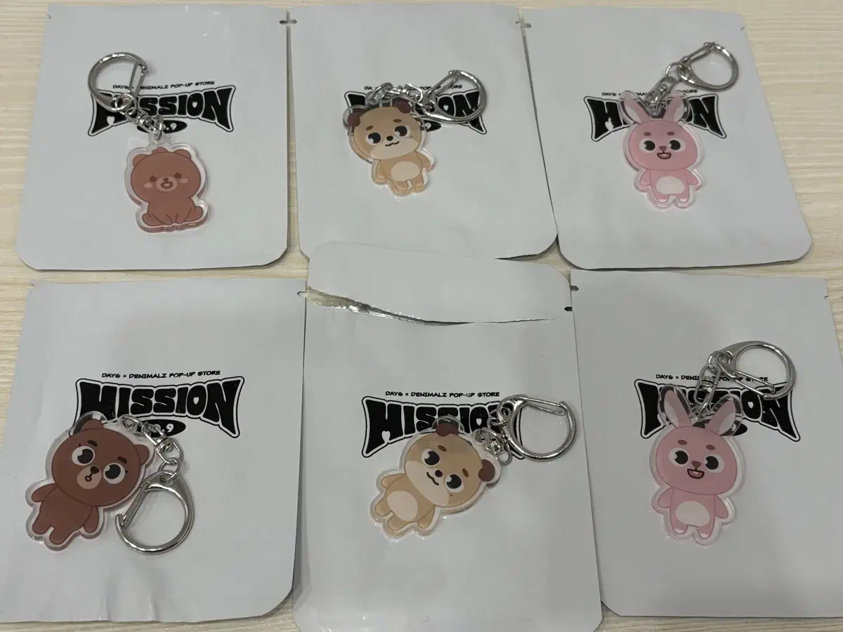 Day 6 Denimals Secret Keyring