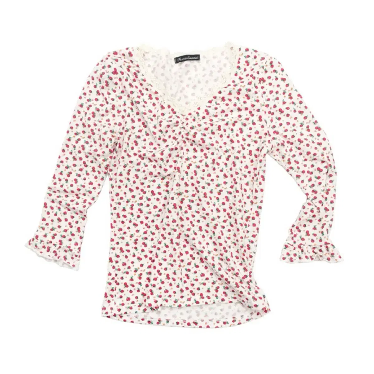 샵 페어리 little strawberry lace top