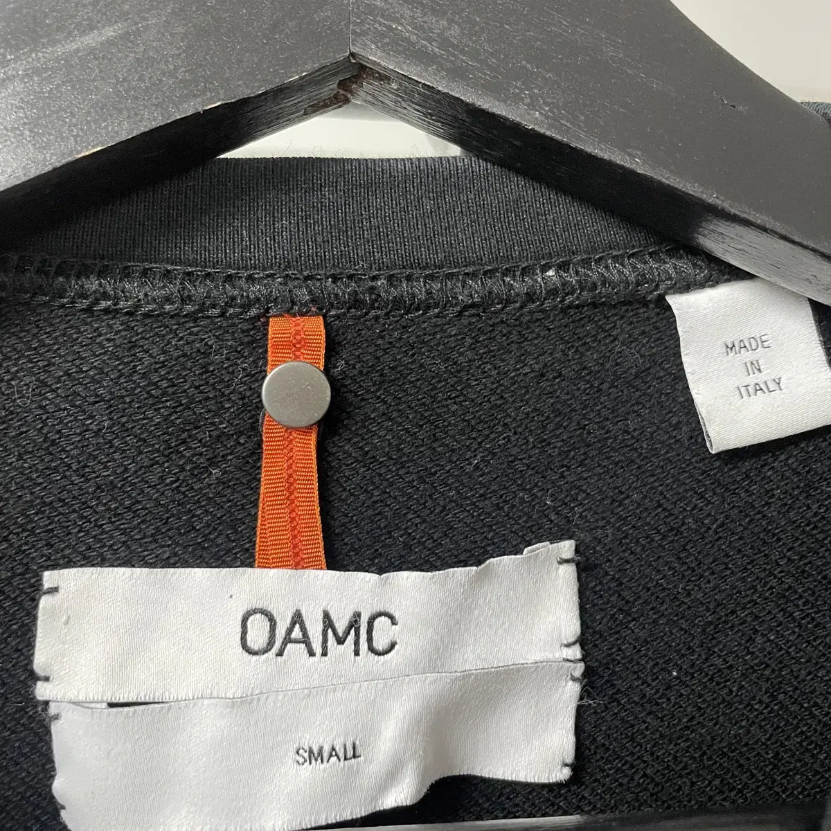 OAMC 페인팅 맨투맨 S