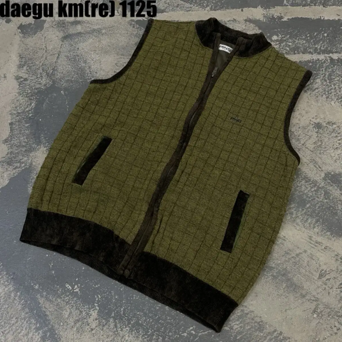 Ping Knit Vest Zip-up 95