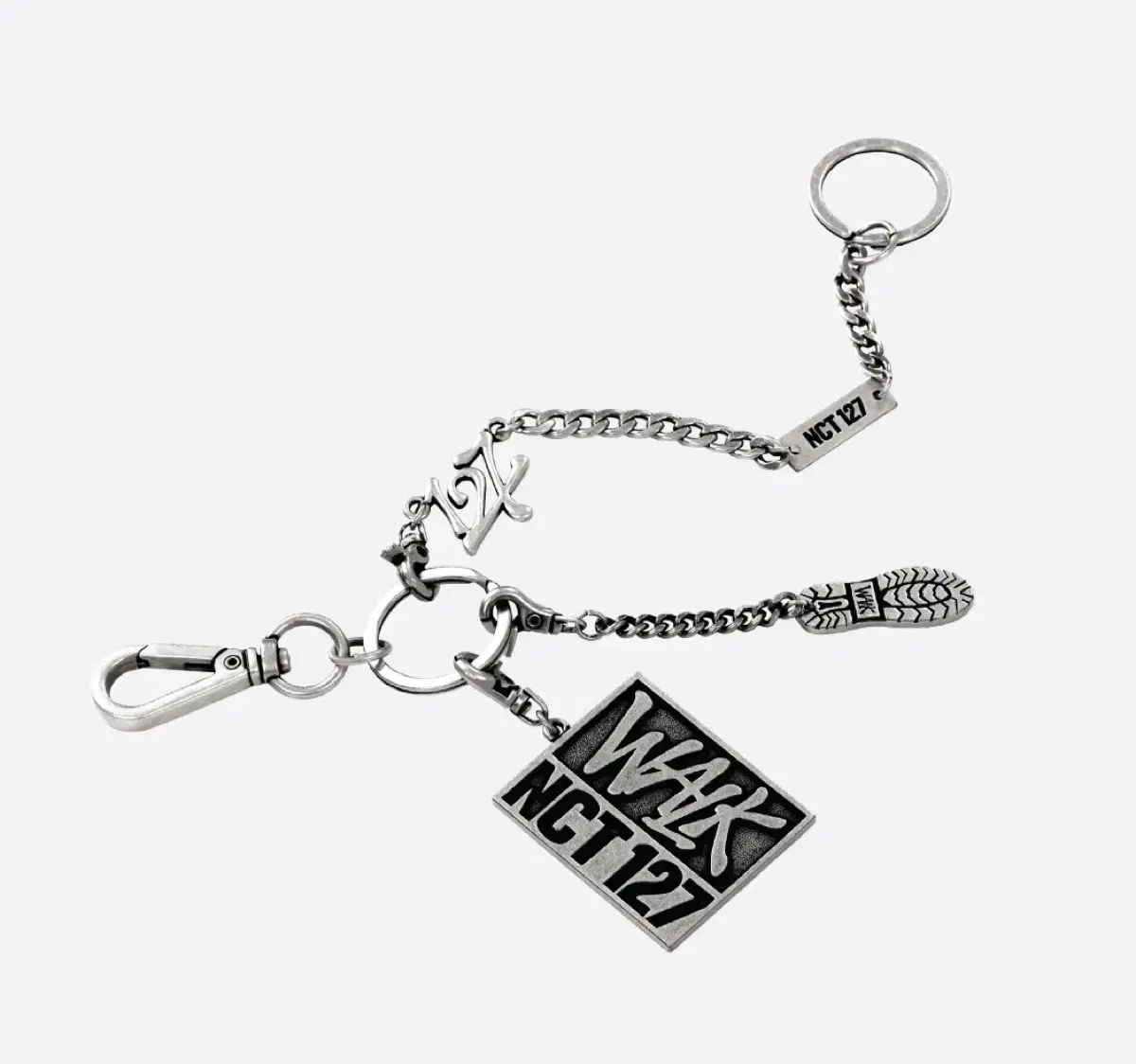 NCT 127 PIGDUCK WALK Metal Chain Keyring