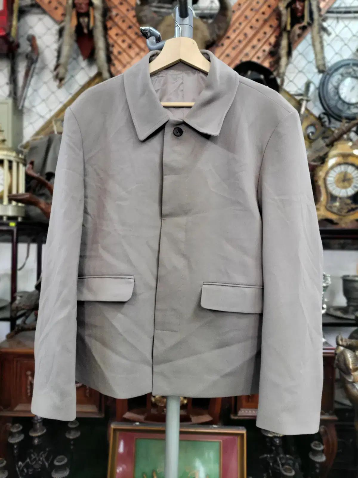 [Encanto] Men's Hidden Button Rescue Jacket 52