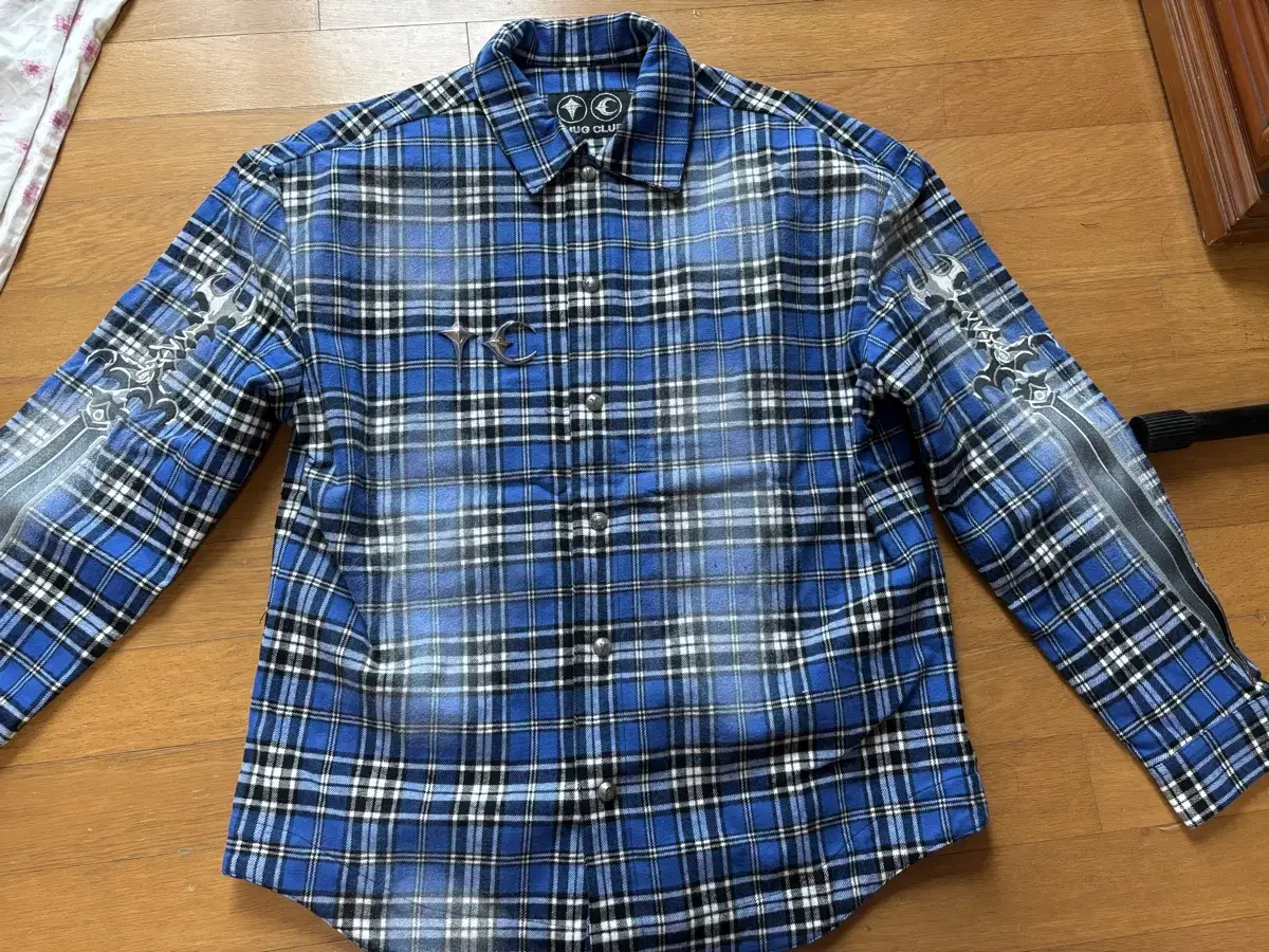 FrogClub Arabian Sword Flannel Shirt bloo size 2