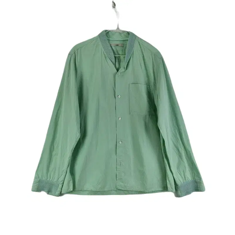 E9641 System Men's 95 GREEN Casual Shirt NAMBANG/DERK