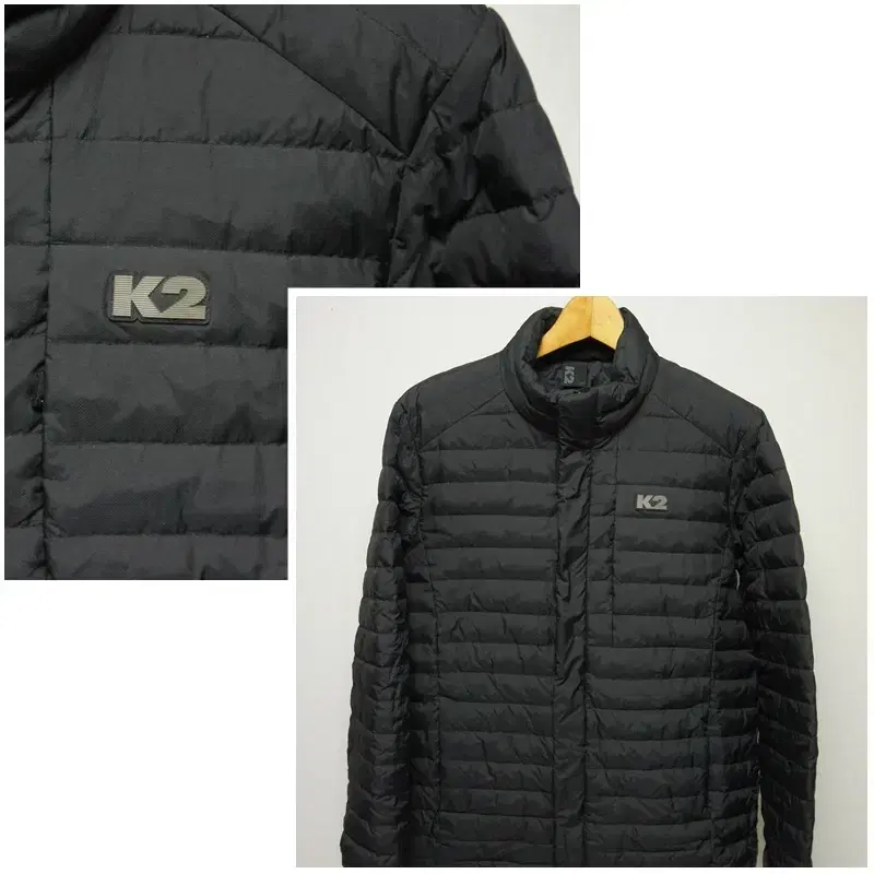 K2 Black goose down puffer jumper Men100