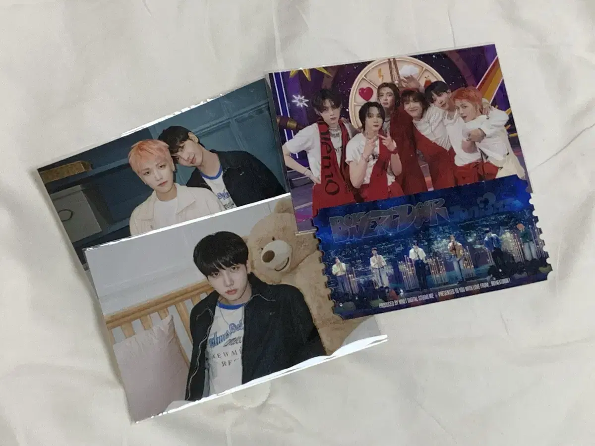 boynextdoor myung jaehyun cgv stagehands postcard tickets pre-order benefit wts