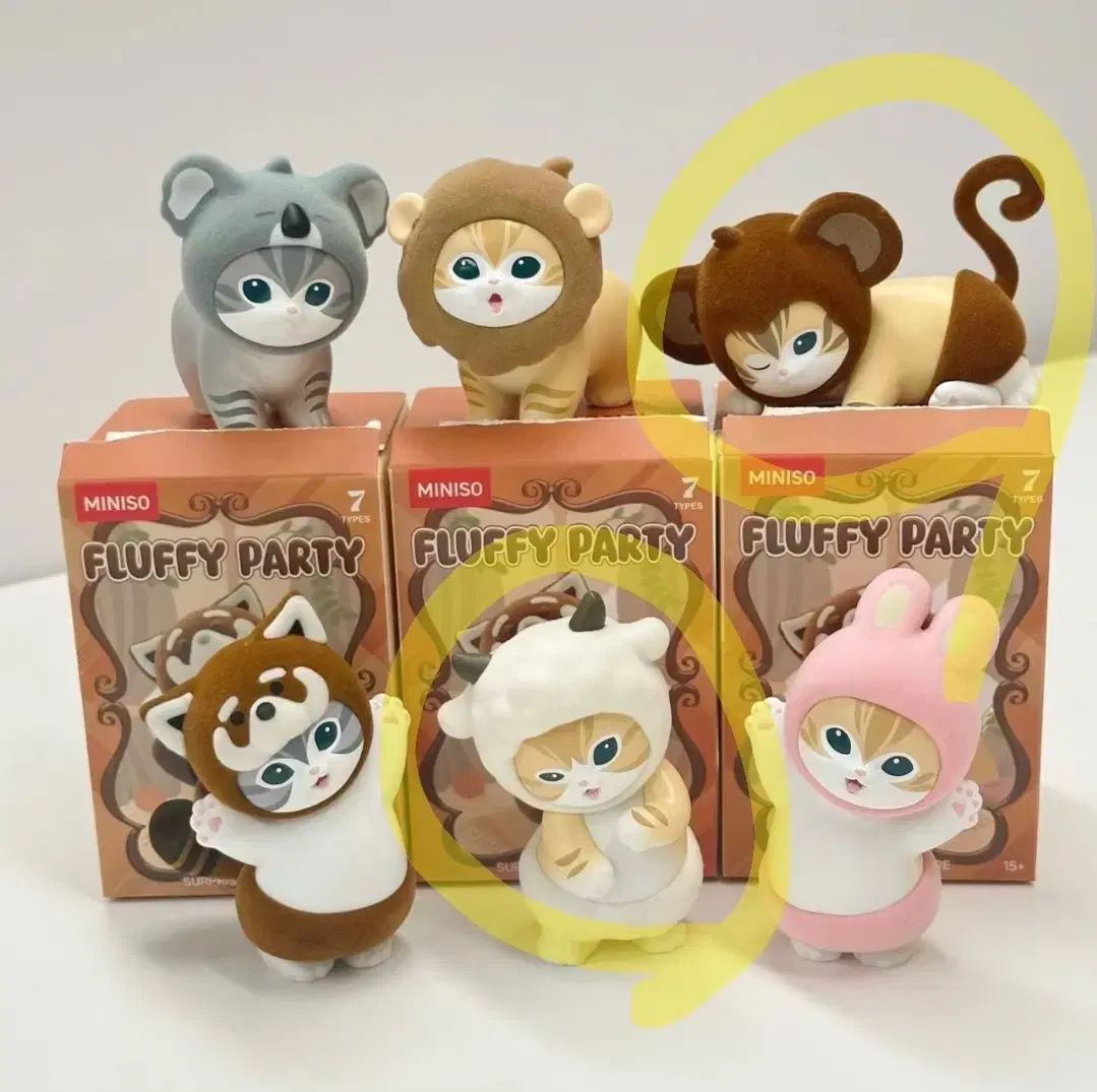 Morphsand FLUFFY PARTY Figures Genuine