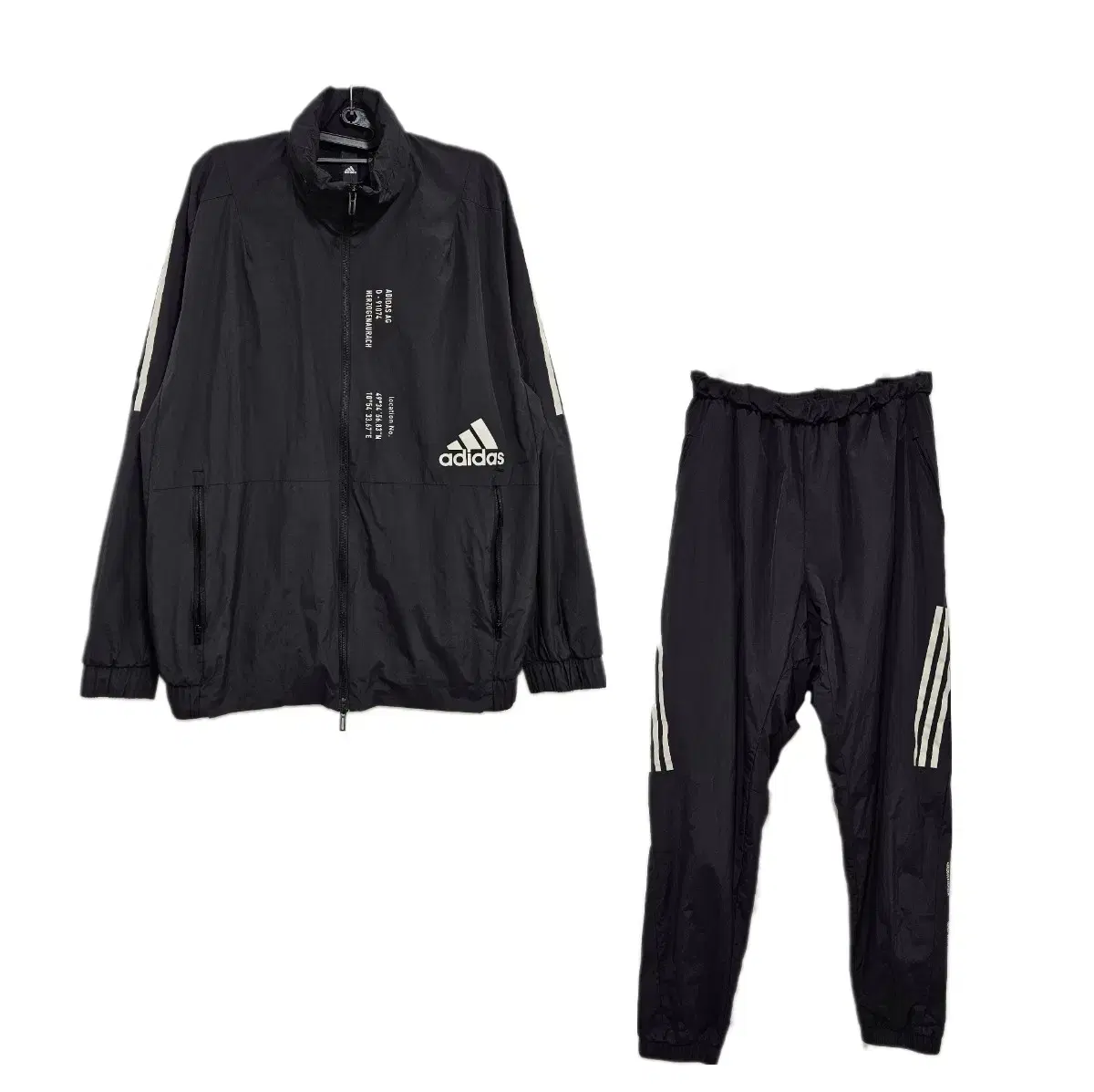 Tacto) Adidas Woven Jacket Jogger Pants Setup L