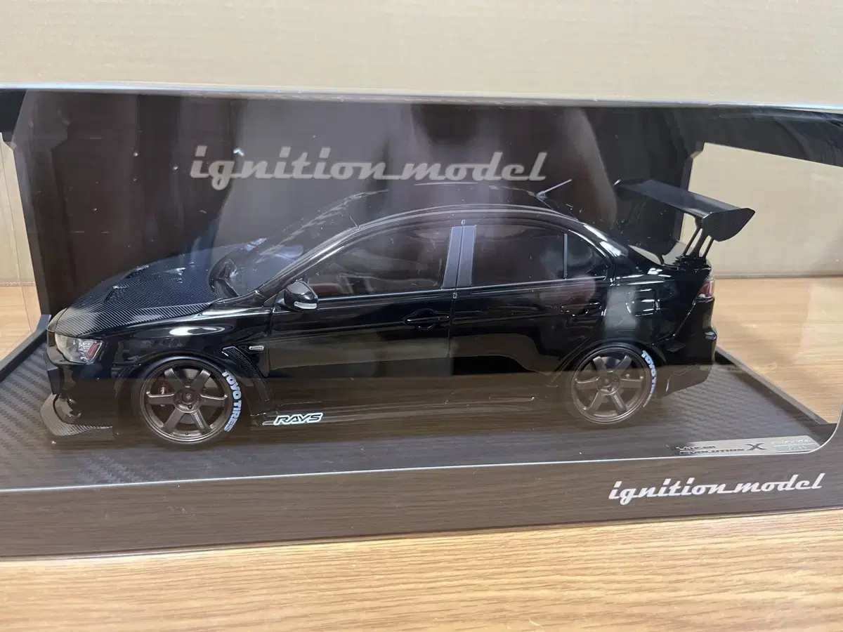 E-TION 1/18 Mitsubishi Lancer Evolution X Black for sale