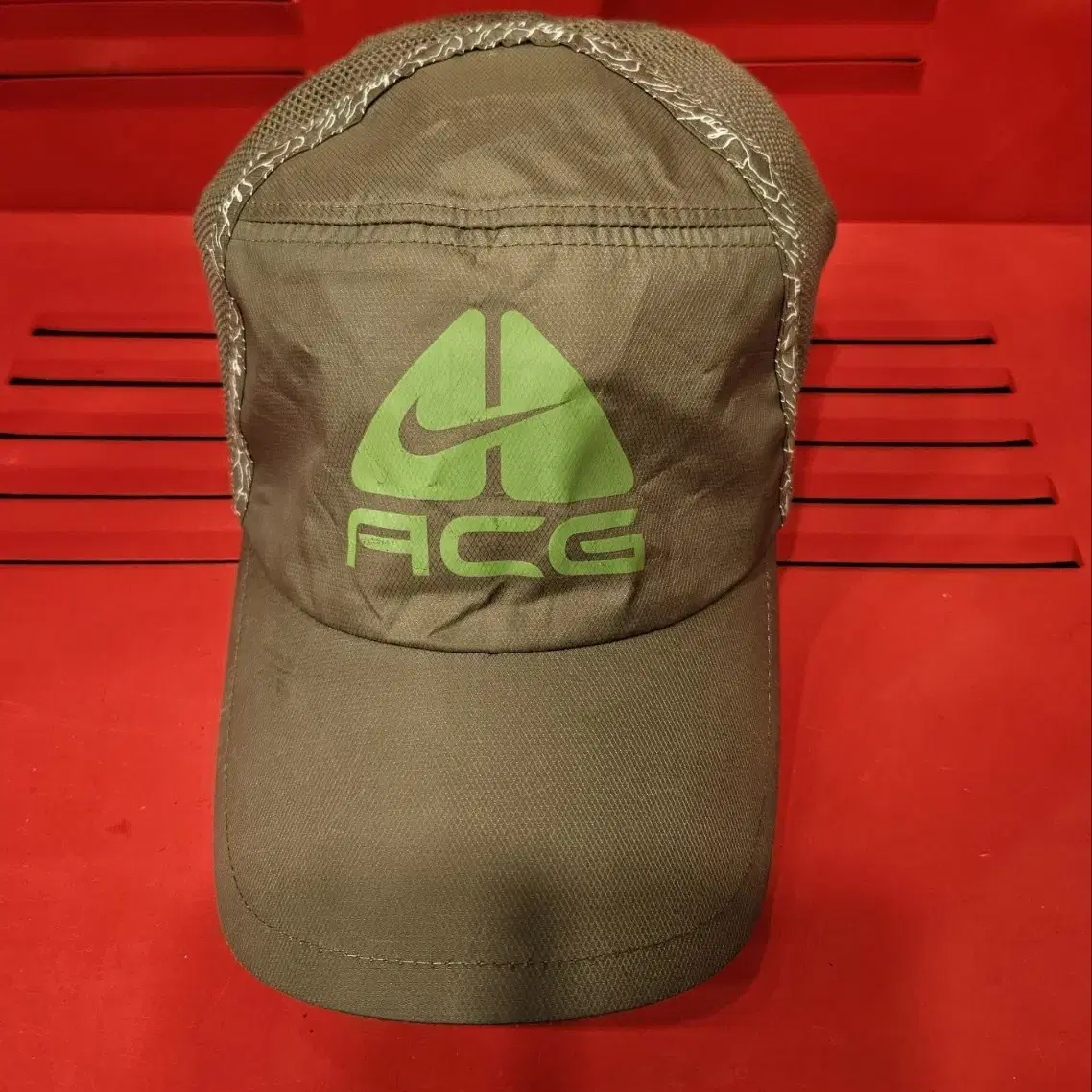 나이키 ACG 카키 메쉬 볼캡 Free size