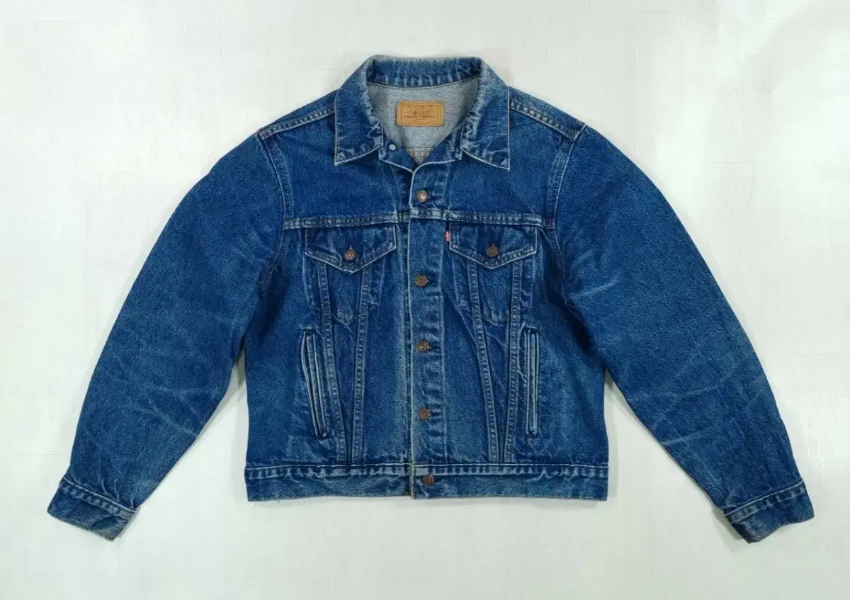 80s Levi's 70506-0216 Tracker Denim Jacket 44R