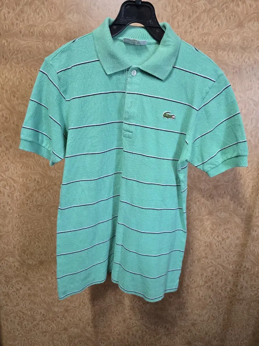 Chemise Lacoste Green Stripe kara vahn