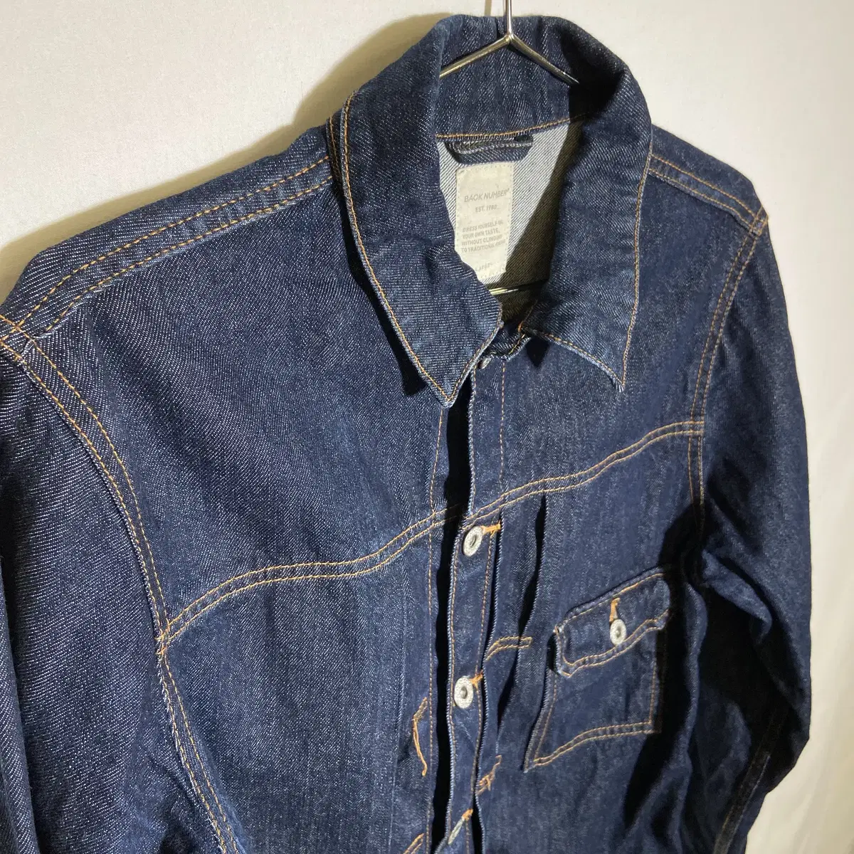 BACK NUMBER 1st Generation Denim Jacket Jeans Jacket L