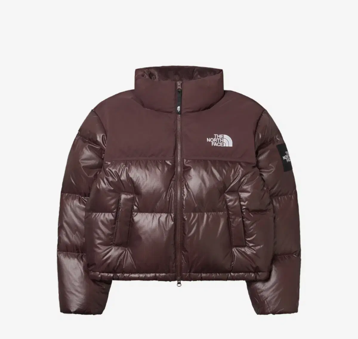 [S] The North Face White Label Novelty Nubby Down Jacket Cocoa Brown