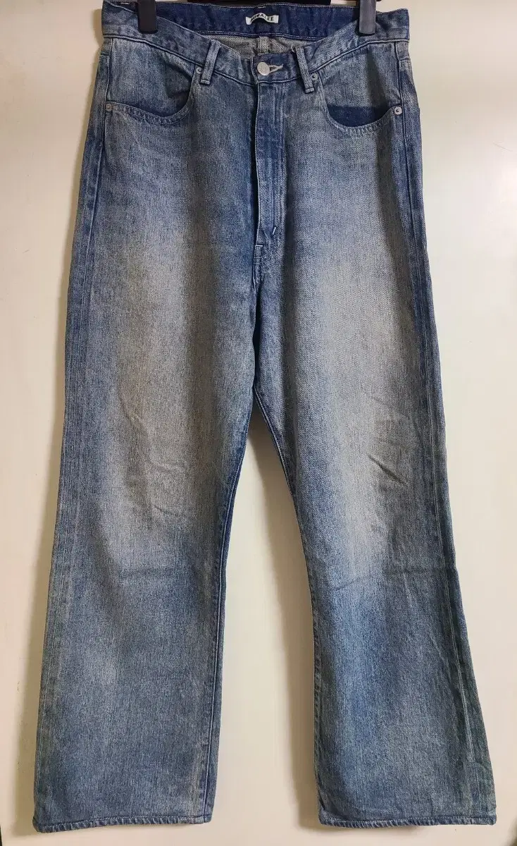 [3]AURALEE 23FW Selvedge Faded Light Denim