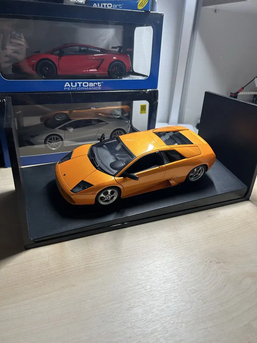 1/18 Autoart Lamborghini Murcielago orange for sale.