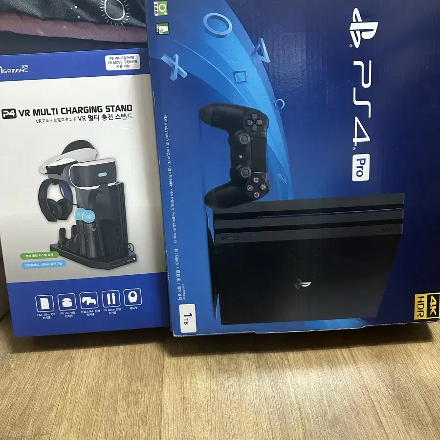 ps4프로 VR 충전 거치대 풀세트 타이틀 6장