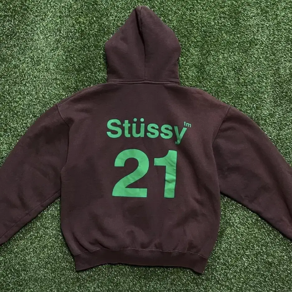 스투시 집업 후드 자켓 stussy x interboro league