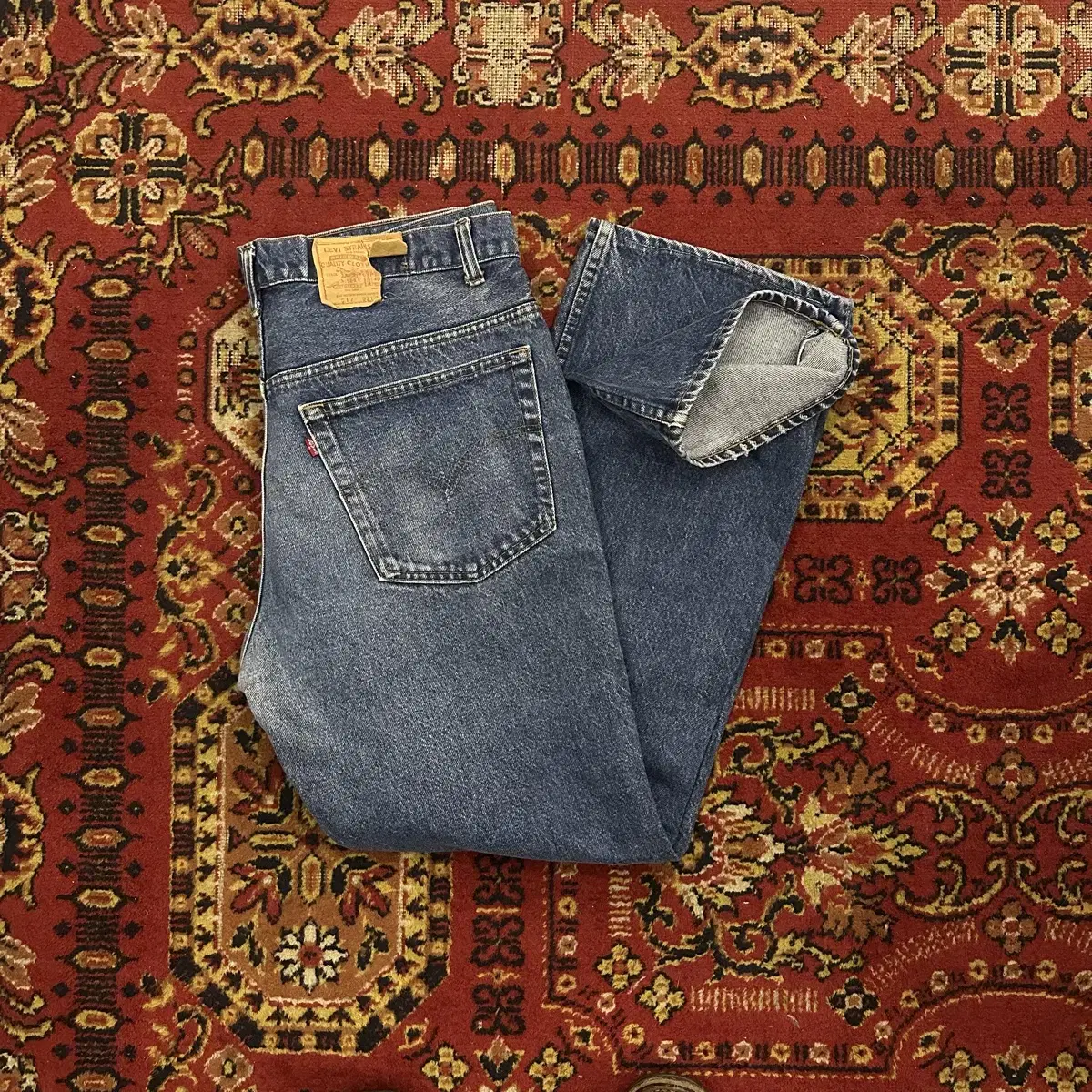 80s USA Vintage Levi's 517 Bootcut Flared Denim Pants Jeans