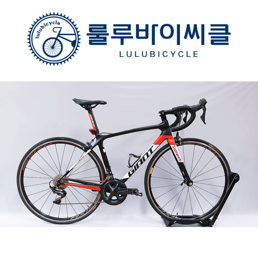 2018자이언트 TCR 어드밴스1 썬웹 S사이즈 울테그라 R8000 카본